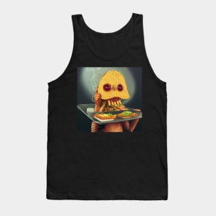Taco Waiter Weird Halloween - best selling Tank Top
